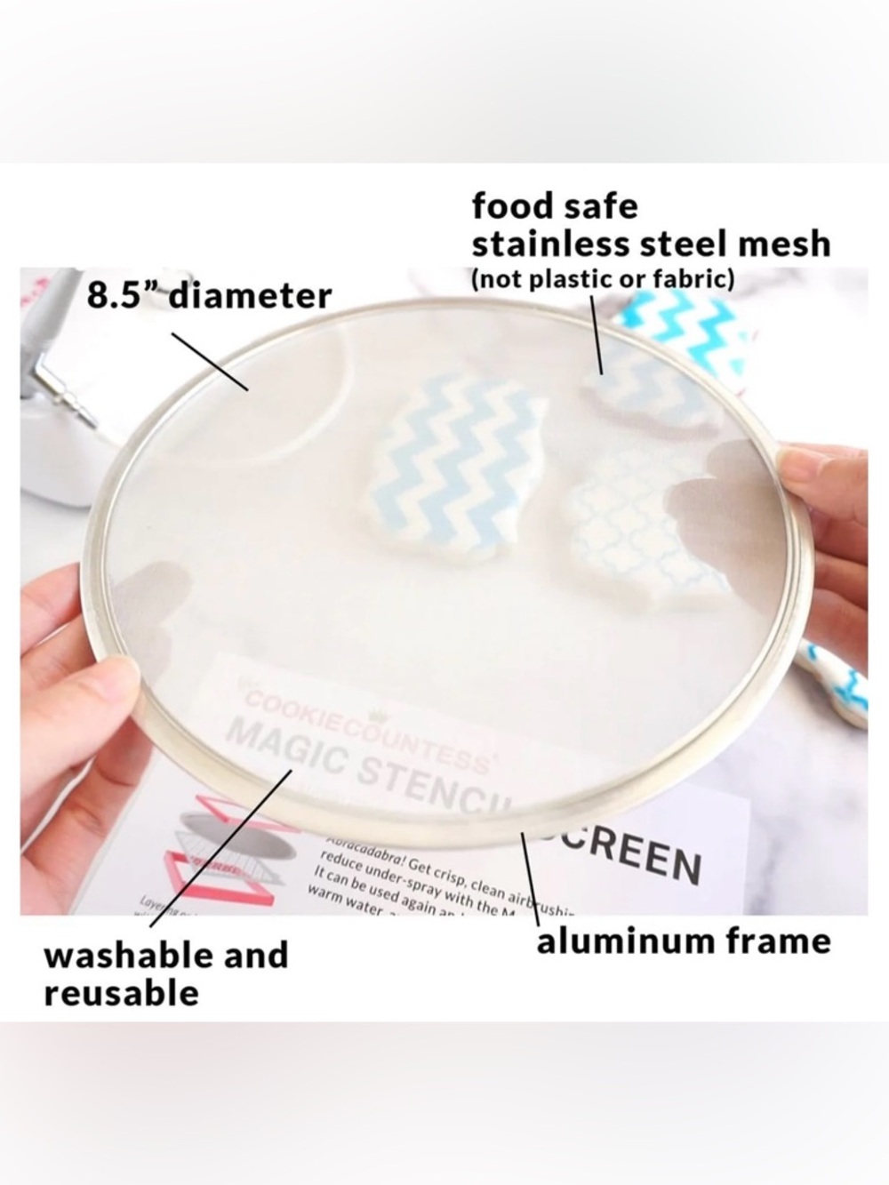 Magic Stencil Screen™ Airbrushing Tool - Picture 3 of 7